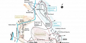 Crich Rocks map