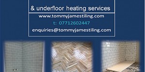 Advert for Tommy James Tiling. Call 07712 602447