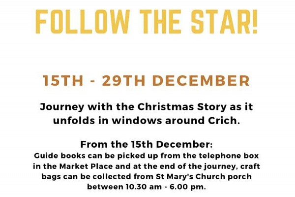 Poster describing the Christmas Journey activity